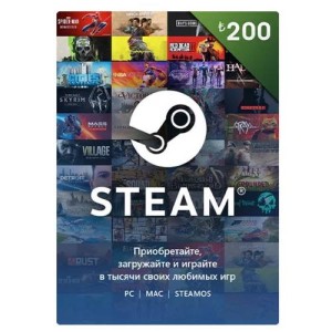 Карта оплаты Steam 200 USD Turkey [Цифровая версия]